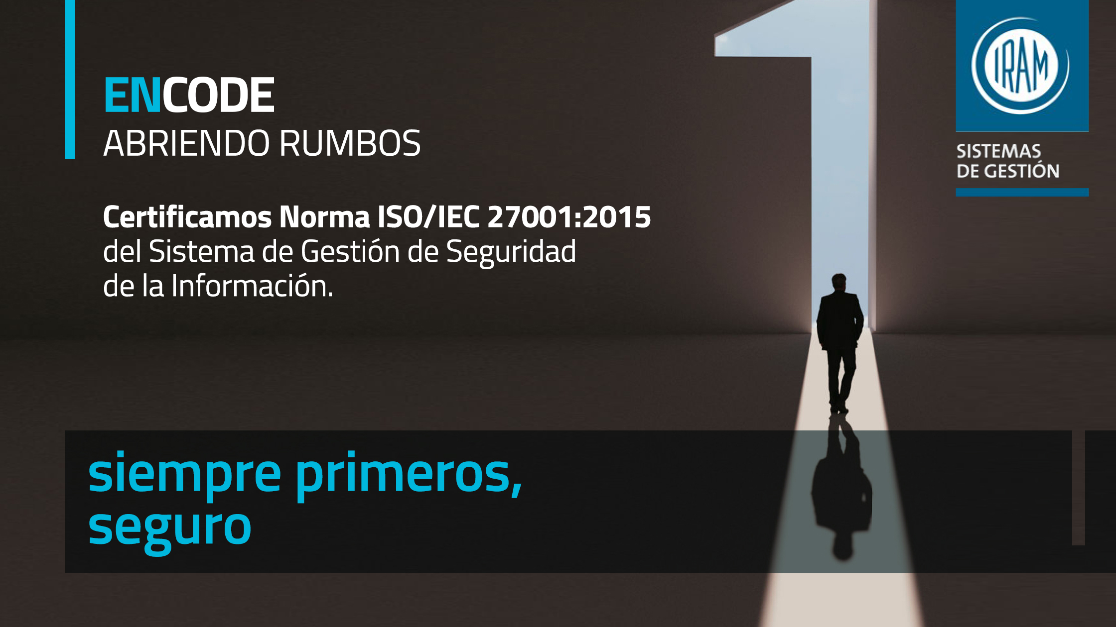Certificamos Norma ISO/IEC 27001:2015